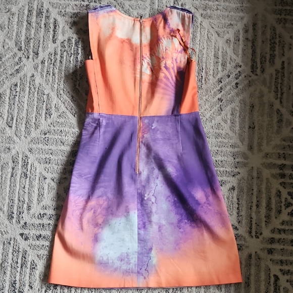 Elie Tahari Pink and Purple Sheath Mini Dress - Picture 6 of 8